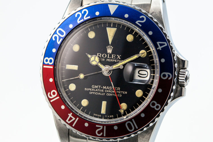 1965 Rolex GMT 1675 with Gilt Dial