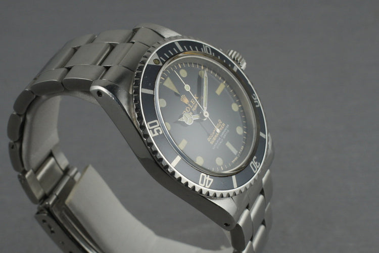 Rolex Submariner 5512 with Non Chapter Ring Gilt Dial