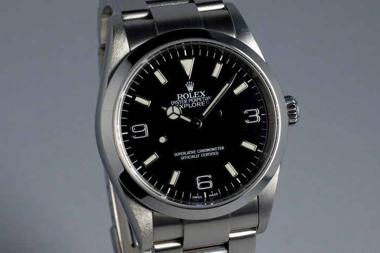 2003 Rolex Explorer 114270 with Box and Papers