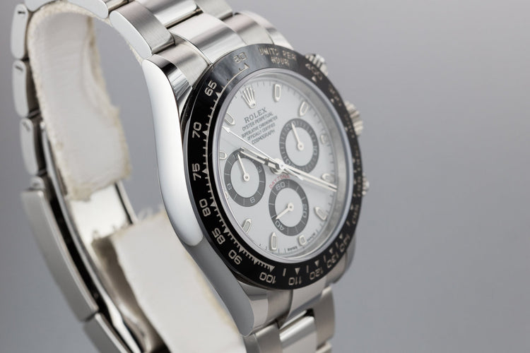 2018 Rolex Ceramic Daytona 116500LN White Dial with Box and Papers
