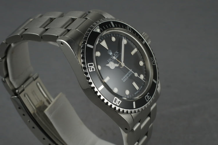 1987 Rolex Submariner 5513 with Box and Papers