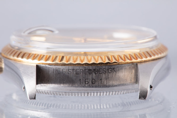 1974 Vintage Rolex DateJust 1601 Gold Dial