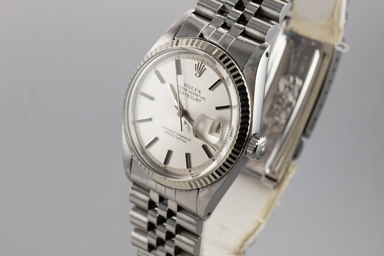 1975 Rolex DateJust 1601 Silver Dial