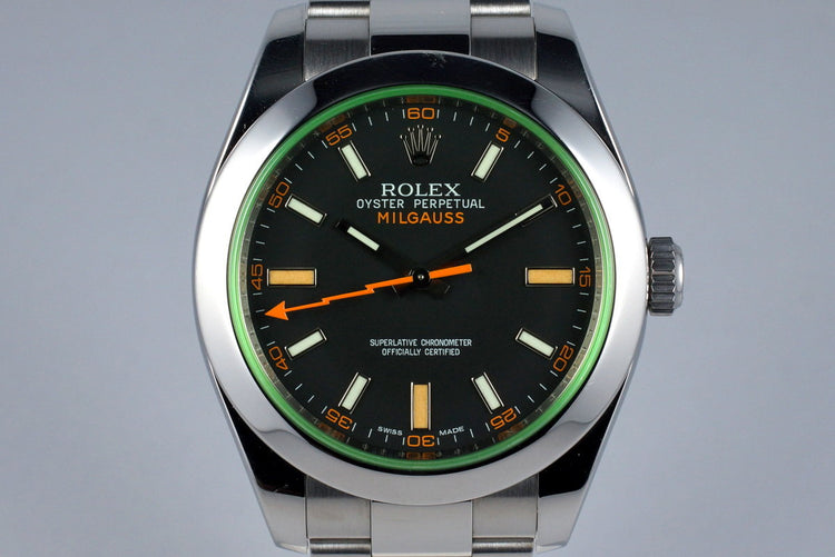 2009 Rolex Milgauss Green 116400V