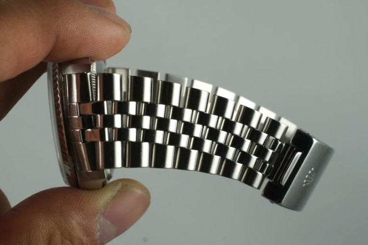 2003 Rolex Datejust 16234 Silver Roman Chapter Ring Dial With RSC Papers