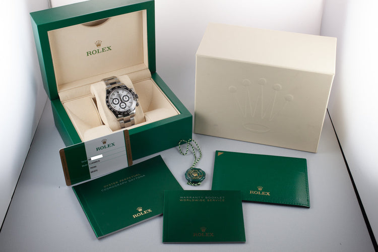2018 Rolex Ceramic Daytona 116500LN White Dial with Box and Papers