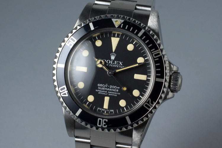 1978 Rolex Submariner 5512 Mark I Maxi