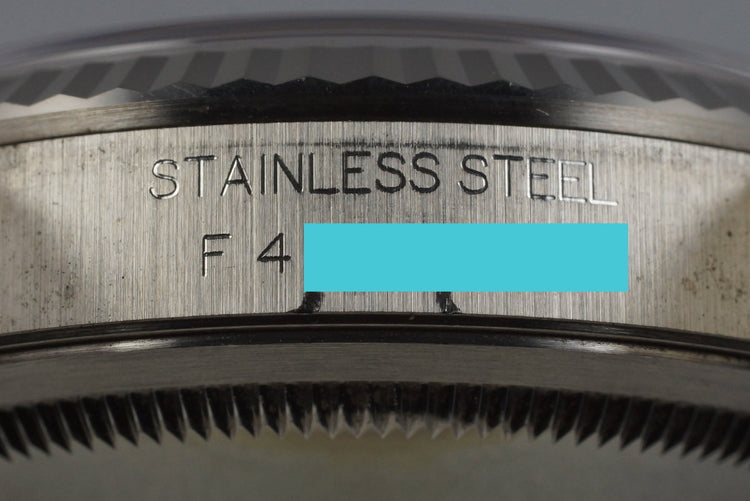 2004 Rolex DateJust 16234 with White Roman Dial