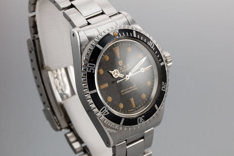 1966 Rolex Submariner 5513 with Gilt "Bart Simpson" Dial