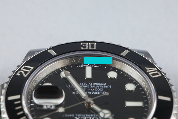 2016 Rolex Submariner 116610 with Box and Papers