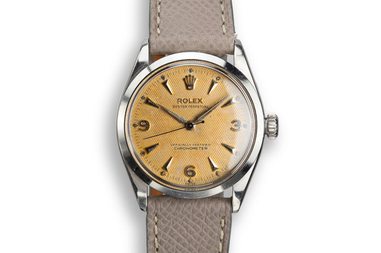 1955 Rolex Oyster Perpetual 6284 Waffle Dial with Service Papers