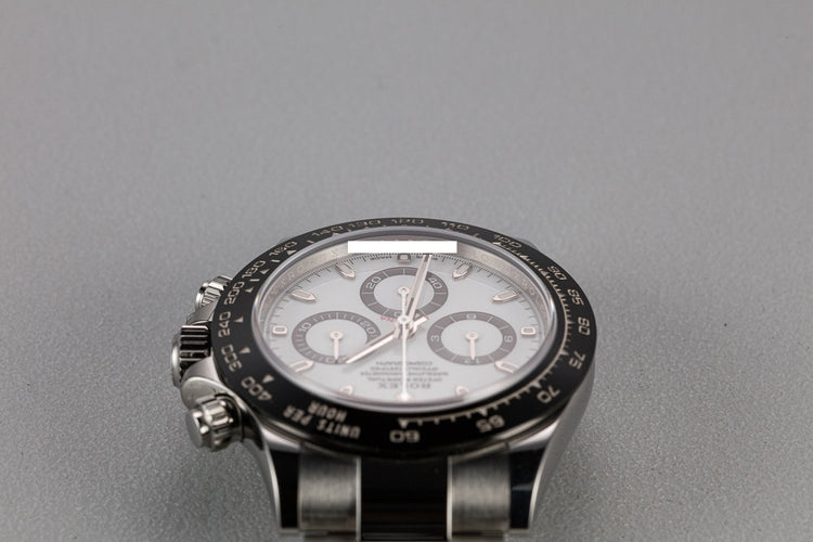2019 Rolex Daytona 16500LN White Dial with Box and Papers