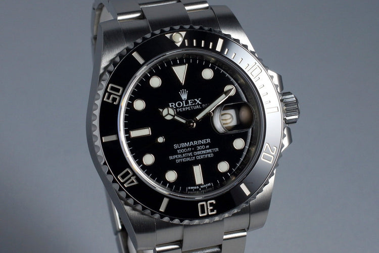 2014 Rolex Ceramic Submariner 116610LN