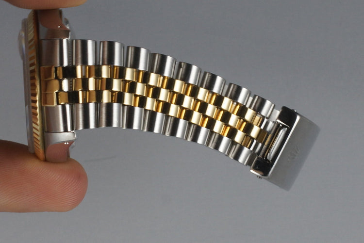 1991 Rolex Two Tone DateJust 16233 Cream Roman Dial