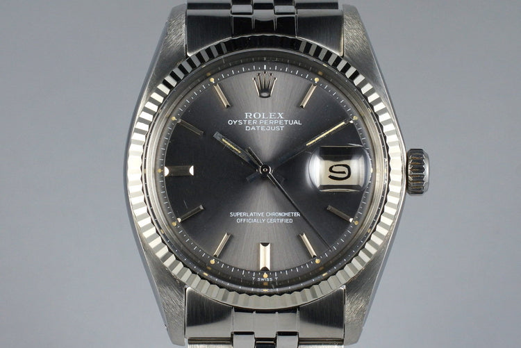 1972 Rolex DateJust 1601 Gray Dial