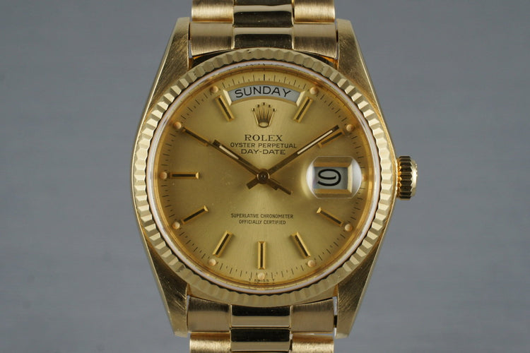 1980 Rolex YG Day-Date 18038