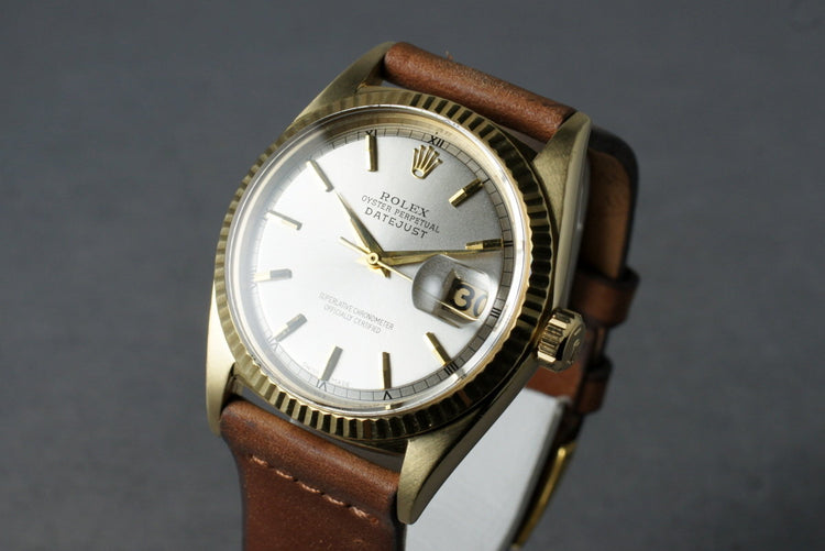 1963 Rolex Mens 18K DateJust 1601