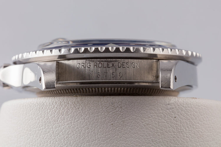 1984 Vintage Rolex GMt-Master 16750 "Pepsi" with Service Papers