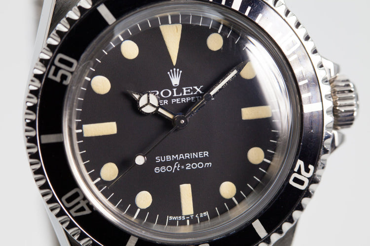 1981 Rolex Submariner 5513 Mark II Maxi Dial