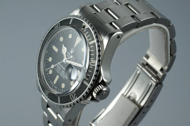 1973 Rolex Submariner 1680 Mark I White Submariner Dial