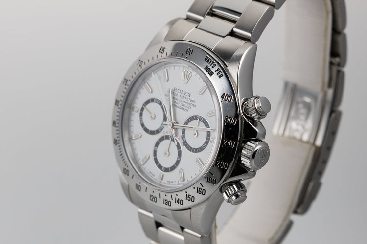 1995 Rolex Zenith Daytona 16520 White Dial