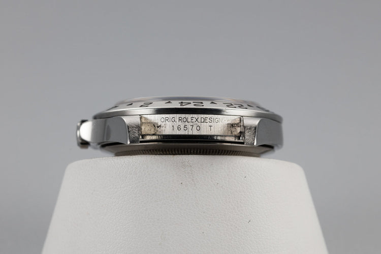 2003 Rolex Explorer II 16570 Black Dial with Box and Papers