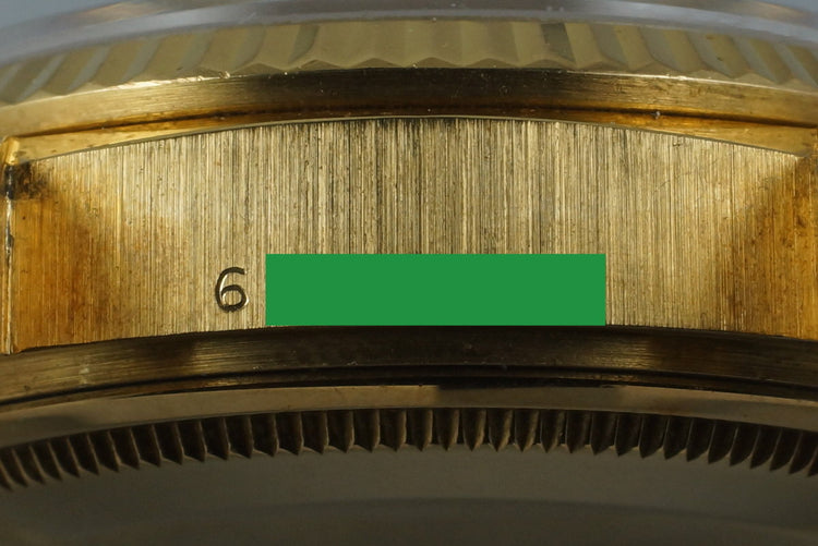 1979 Rolex YG Day-Date 18038 with Wood Dial
