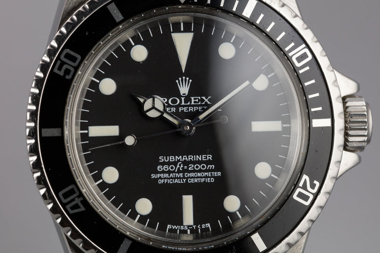 1970 Rolex Submariner 5512 with Service Dial
