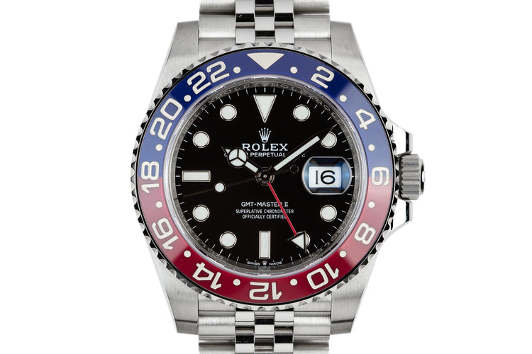 2018 Rolex Ceramic GMT-Master II 126710BLRO with Box and Papers