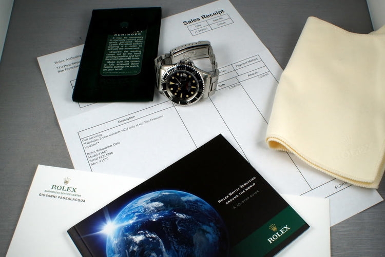 1969 Rolex Red Submariner 1680 Meters First Mark 3 turning Brown