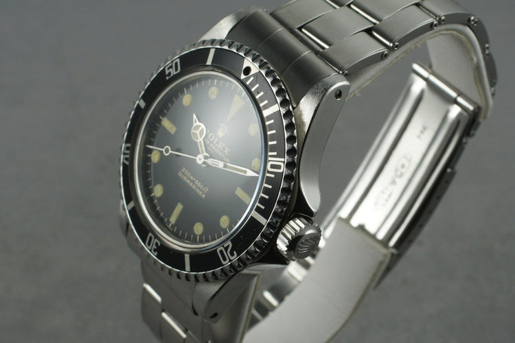 1963 Rolex Submariner 5513 Early PCG SWISS Underline Dial