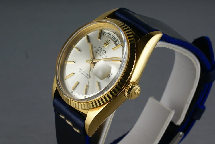 Rolex Vintage 18K YG President 1803 with Silver Dial