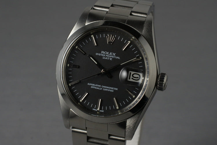 1972 Rolex Date 1500 Black Dial