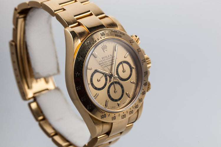 1991 Rolex 18K Gold Zenith Daytona 16528