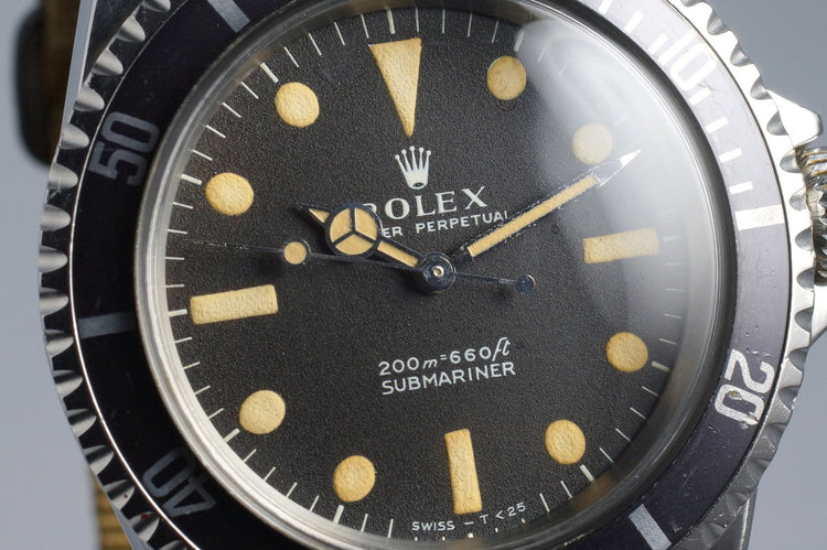 1967 Rolex Submariner 5513 Meters First