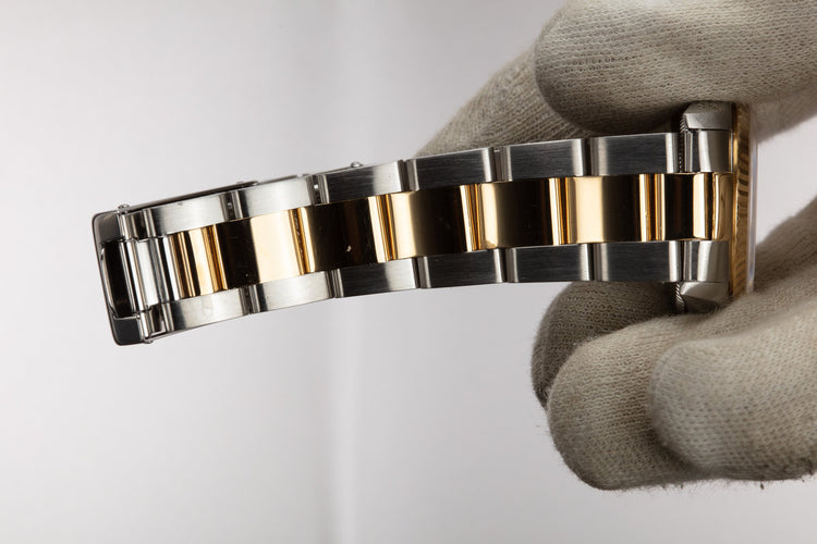 1993 Rolex Two-Tone Oyster Perpetual Midsize 67513 Champagne Dial