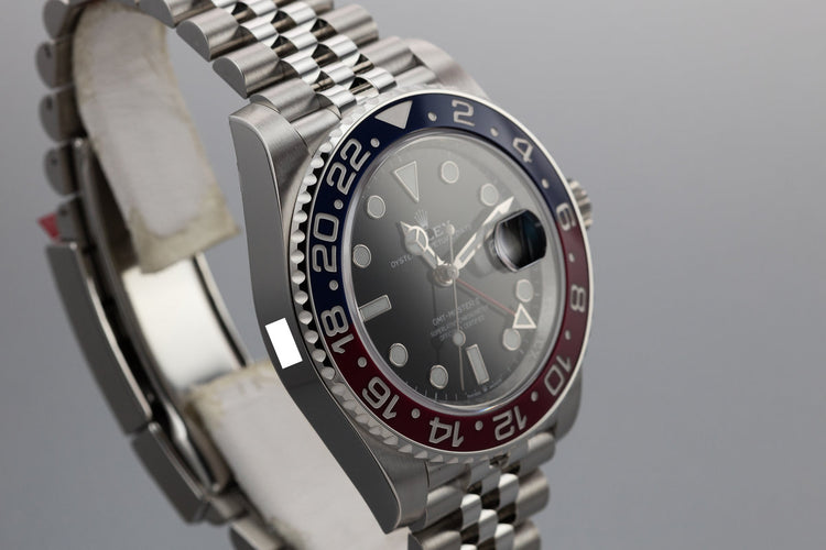 2018 Mint Rolex Ceramic GMT-Master II 126710BLRO With Box and Papers