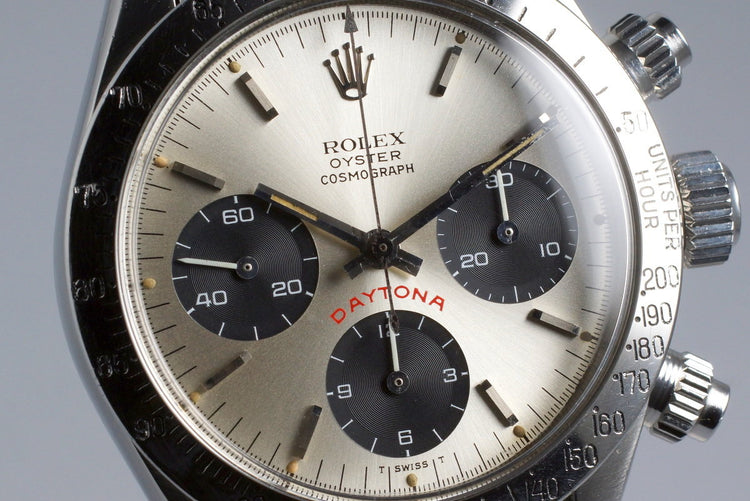 1978 Rolex Daytona 6265 Big Red Silver Dial