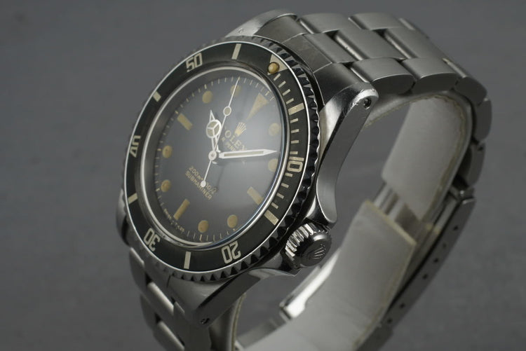 1966 Rolex Submariner 5513 with Gilt Tropical Brown Dial