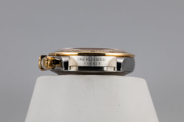 2006 Rolex Two Tone Daytona 116523 Grey Dial