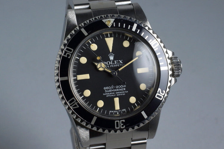 1978 Rolex Submariner 5512 Mark I Maxi