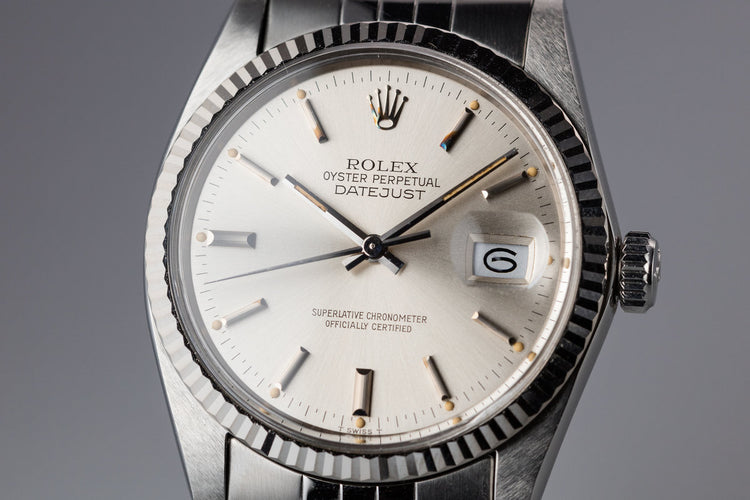 1980 Rolex DateJust 16014 Silver Dial