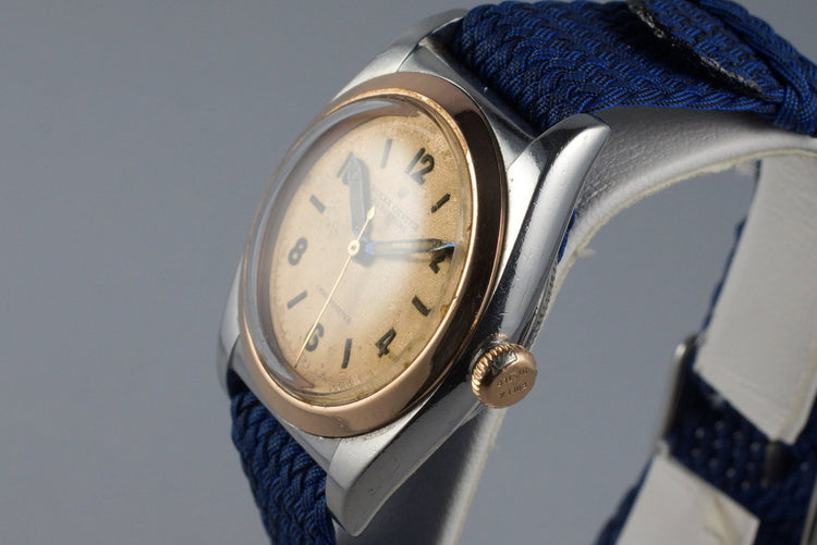 1944 Rolex Two Tone RG Bubble Back 3133