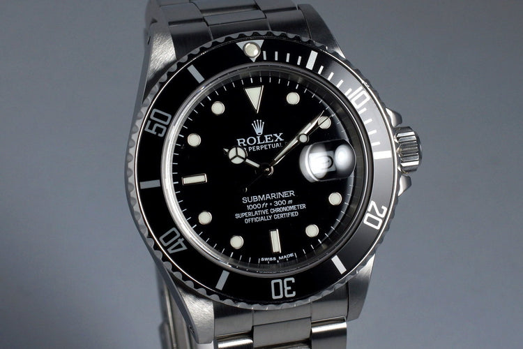 1987 Rolex Submariner 168000