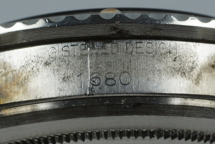 1969 Rolex Red Submariner 1680 Meters First Mark II BROWN dial with RSC Papers