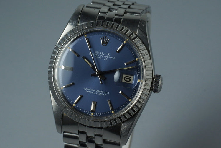 1972 Rolex DateJust 1603 Blue Dial