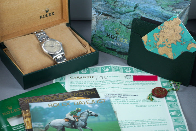 1993 Rolex DateJust 16220 with Box and Papers