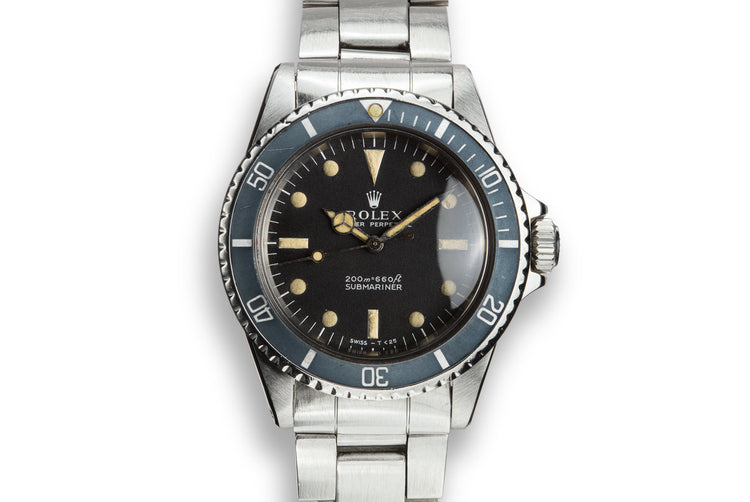 1966 Rolex Submariner 5513 Meters First Dial