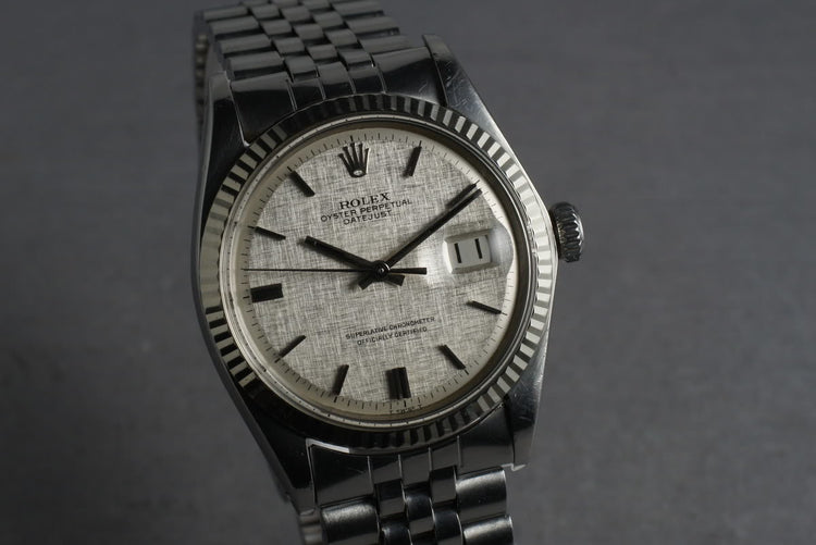 1970 Rolex Datejust 1601 with Silver Linen Dial