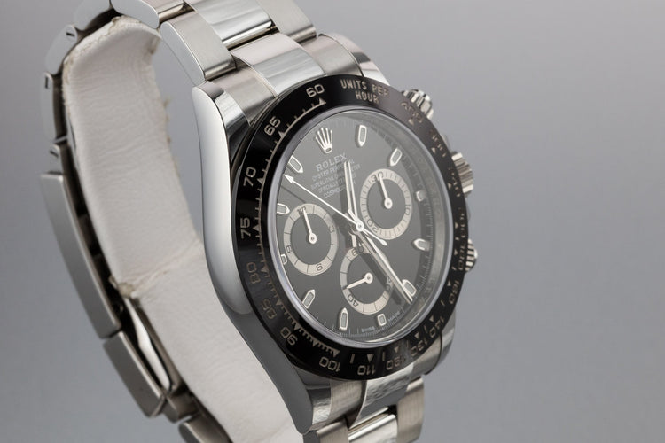 2018 Rolex Ceramic Daytona 116500LN Black Dial with Box and Papers